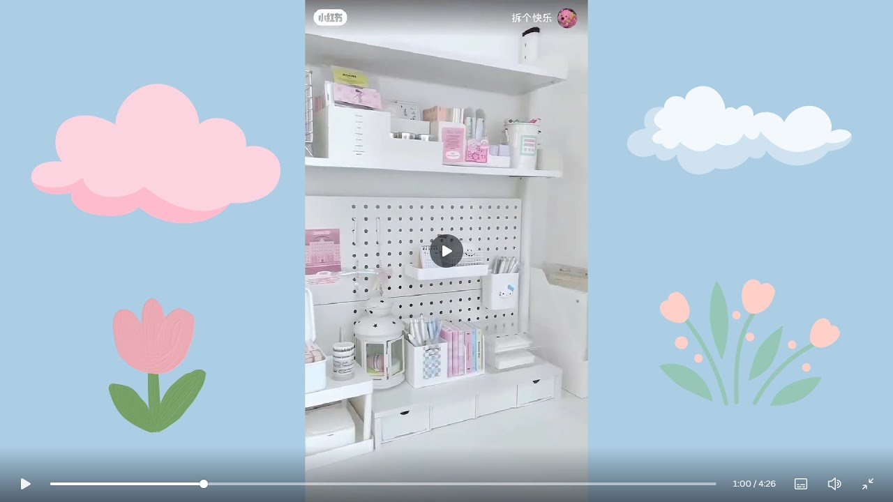 《小红书》🥀🌷🍀/ DESK DECOR/ TRANG TRÍ BÀN HỌC SIÊU XINH TẠO ĐỘNG LỰC HỌC NÀOO/ #deskdecor  #2 #xiaohongshu