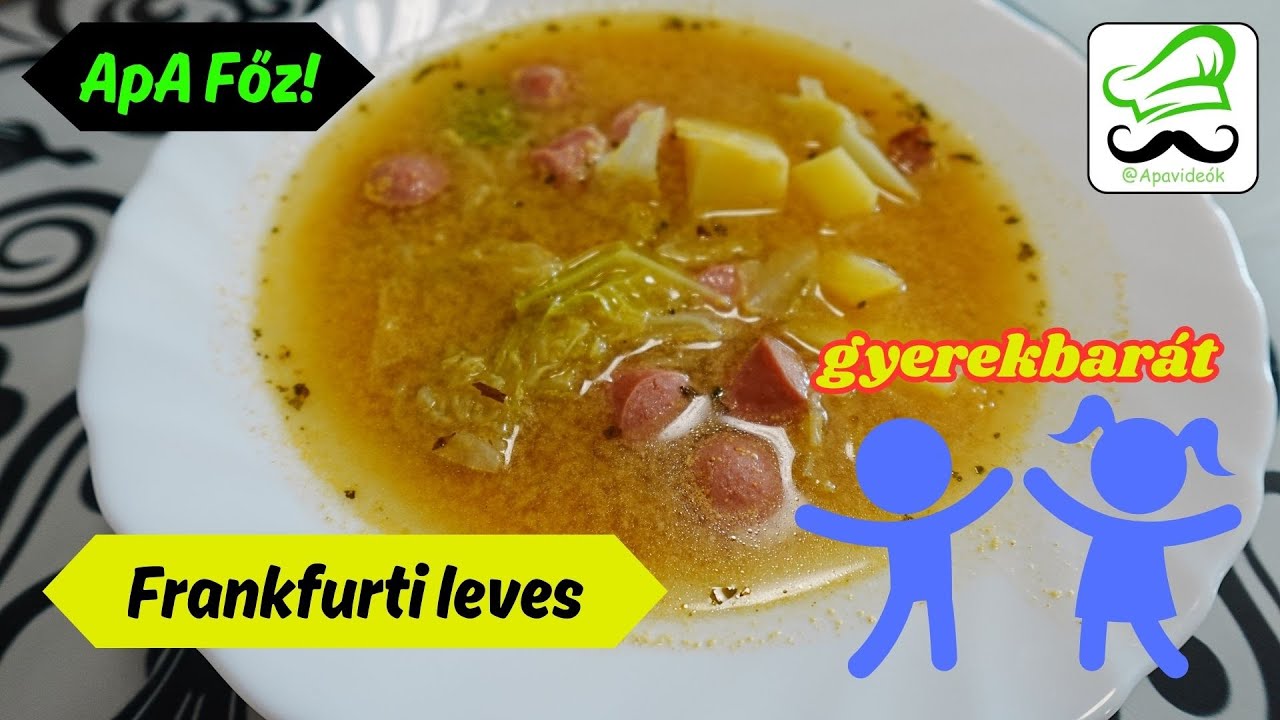 Frankfurti leves @Apavideok módra. A gyermekek kedvence! Az igazi hagyományos, régi ízvilág.