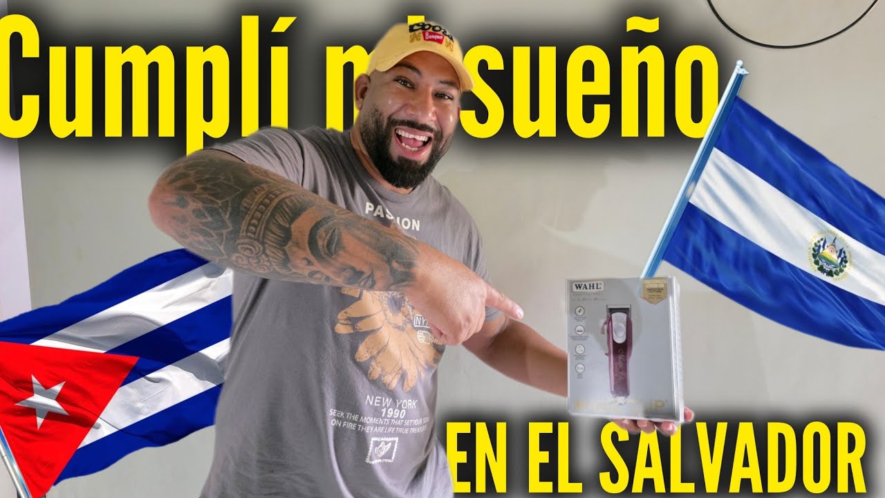 CUBANO CUMPLE SU SUEÑO EN EL SALVADOR 🇸🇻🇨🇺