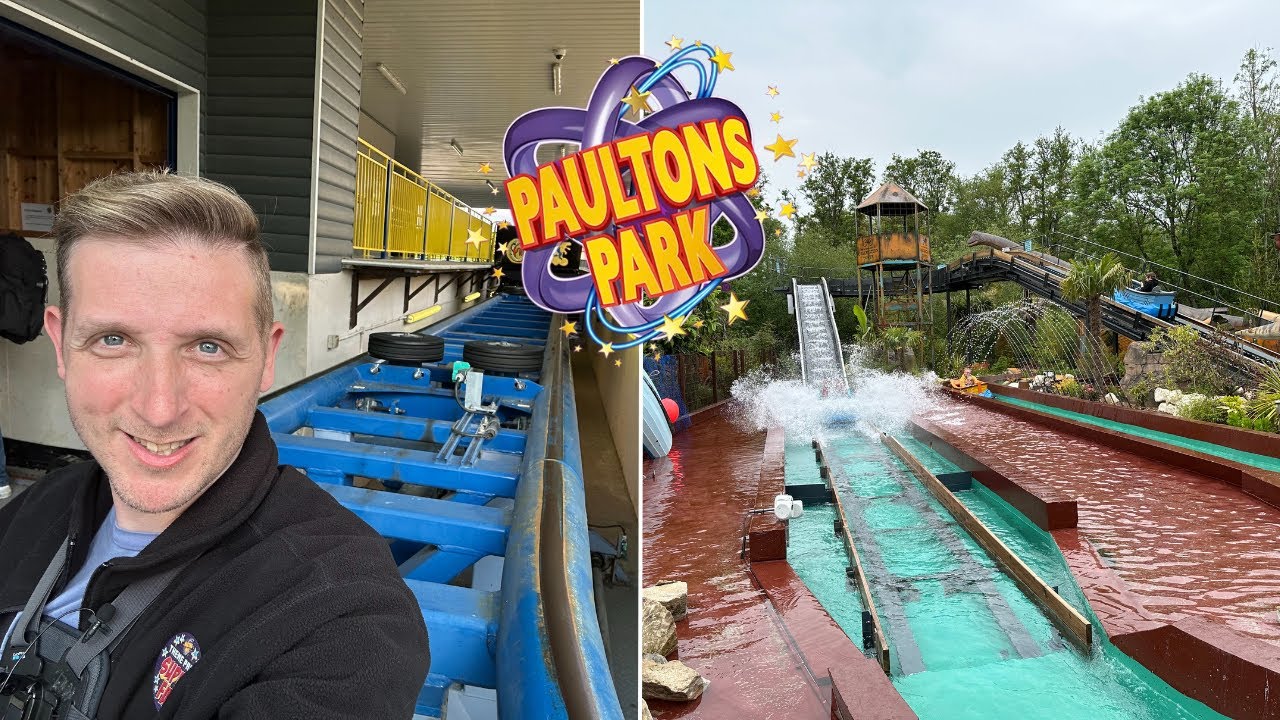 Paultons Park Vlog (May 2024) | Splash Lagoon | NEW Ghostly Manor and Vikings Area Announced!!