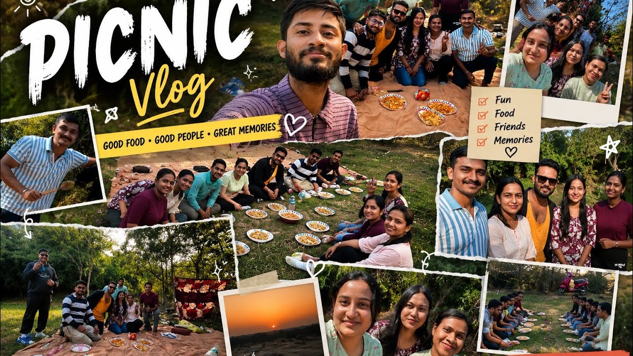 Picnic vlog🌼