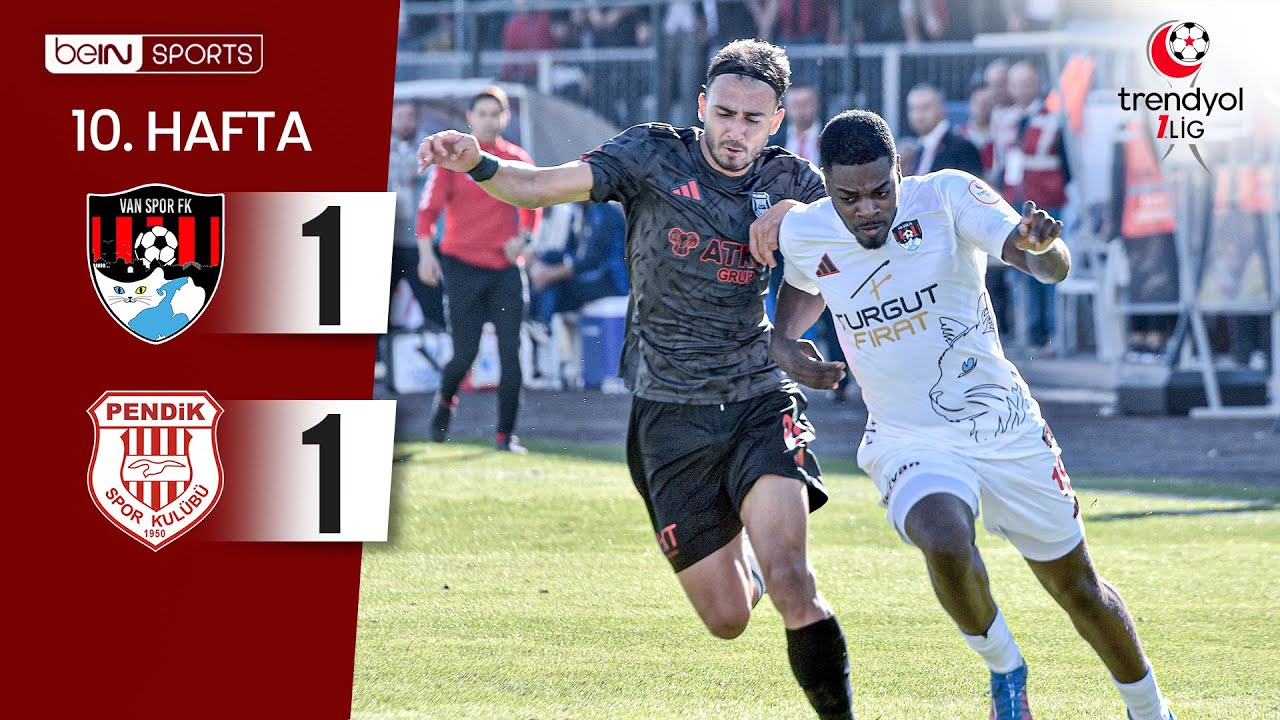 Vanspor (1-1) Pendikspor | 10. Hafta Maç ÖZETİ | Trendyol 1. Lig - 2025/26