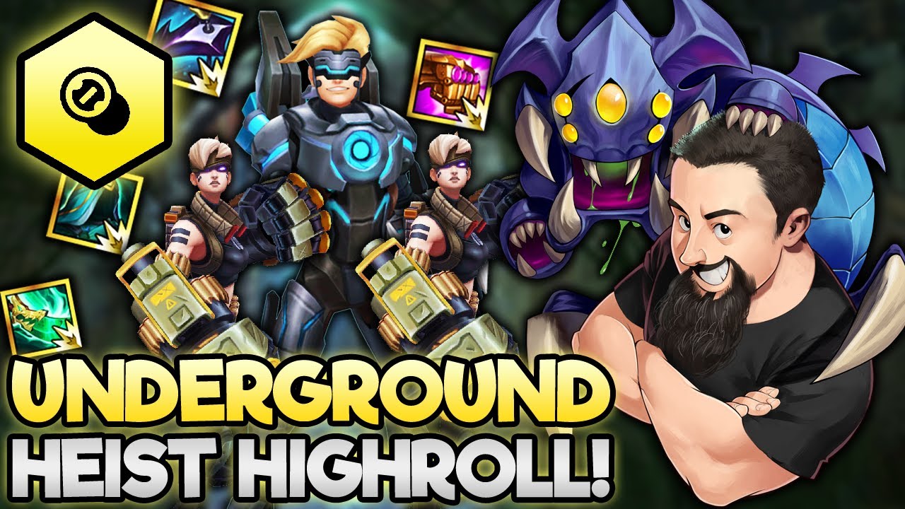 5 Underground - Heist Master Mort Just Can't be Stopped!! | TFT Glitched Out | Teamfight Tactics