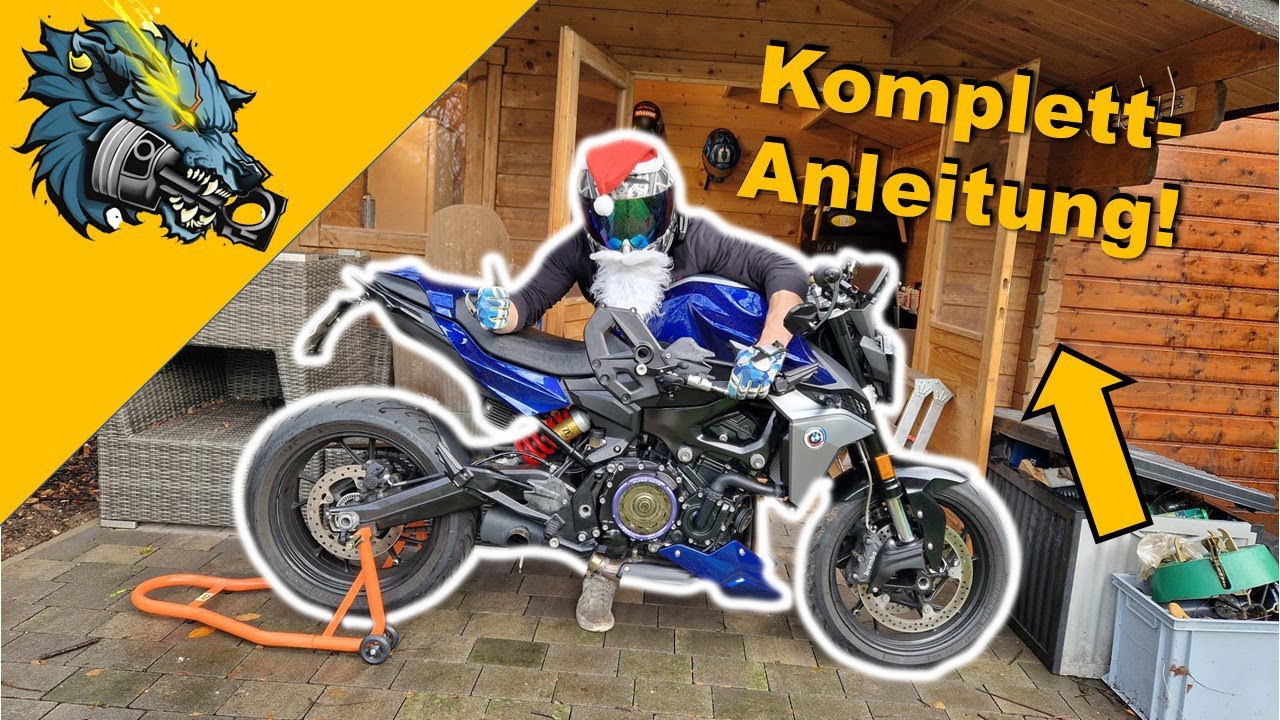 BMW F900R FUßRASTEN (Links + Rechts) AUS UND EINBAUEN!
