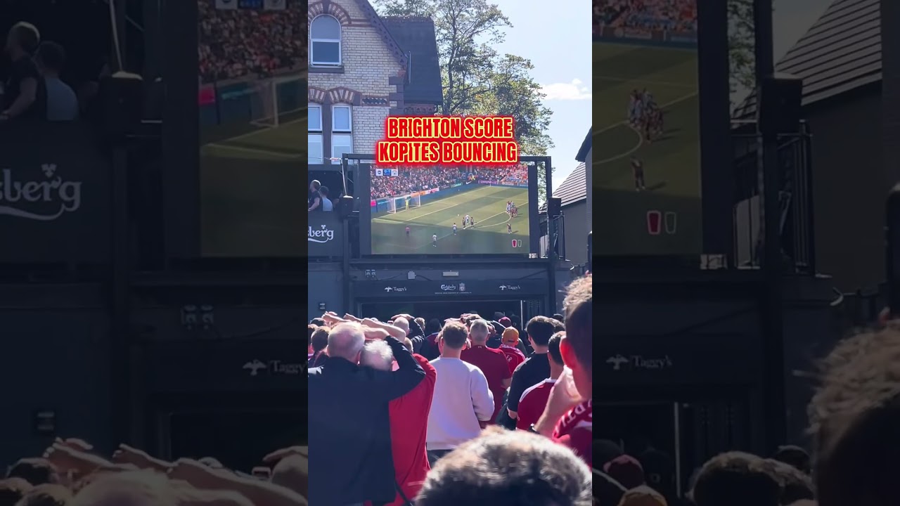 Liverpool fans celebrate James Milner pen v Man City