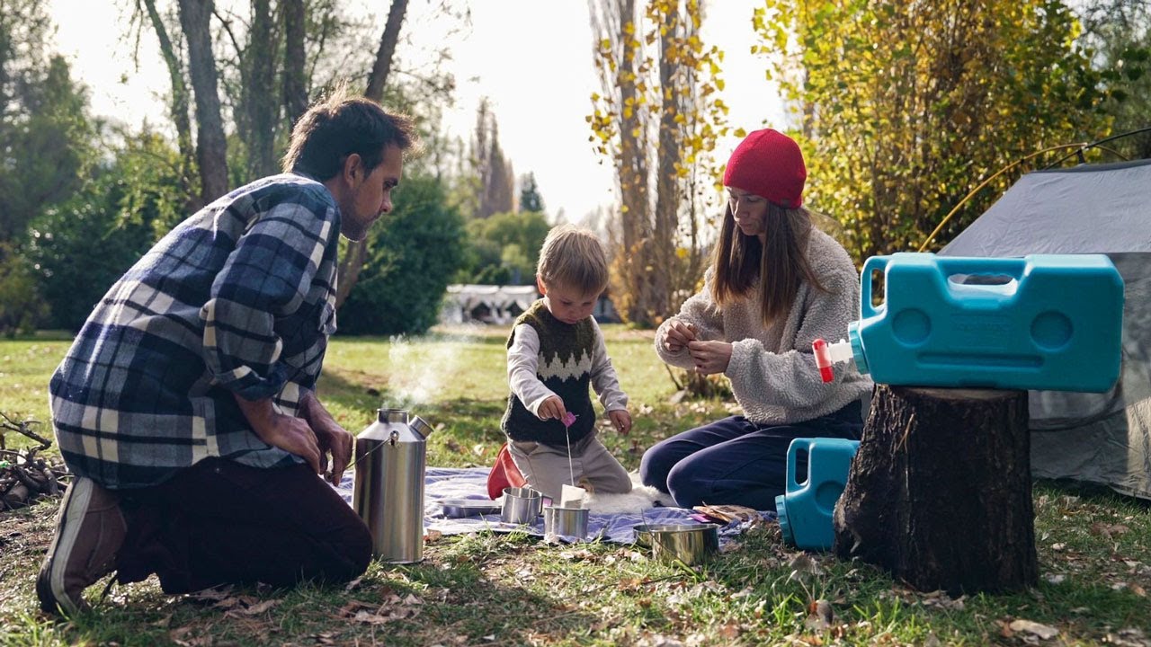 Sagan Life&reg; AquaBrick&reg; Food and Water Storage Container and Kelly Kettle Base Camp Ultimate Kit