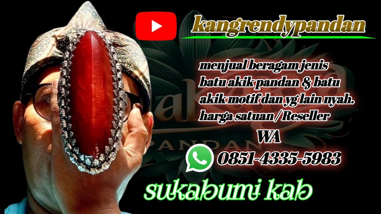 LIVE BATU Akik MOTIF NUSANTARA