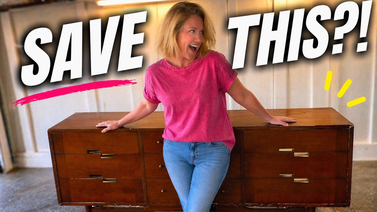 Saving A Vintage Dresser | Complete Furniture Restoration & Refinishing