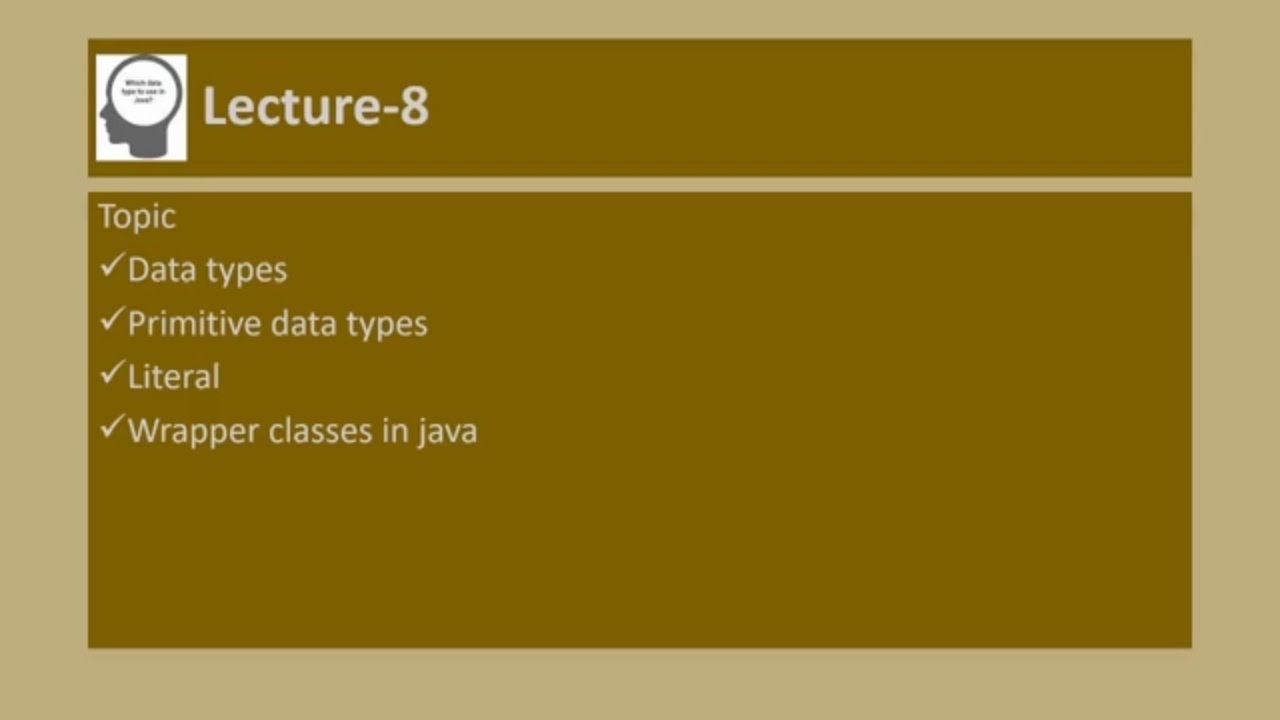 Java 25 Course | Lecture-8 Primitive Data types Literals Wrapper classes| by SoftTechnology