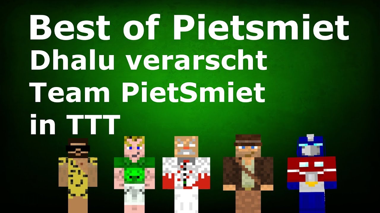 Dhalu verarscht Team PietSmiet in TTT - Compilation - Best of PietSmiet