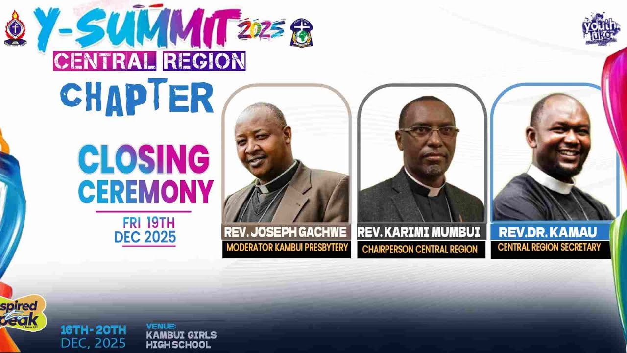 Welcome to Y-SUMMIT 2025, Central Region Chapter, Closing Ceremony
