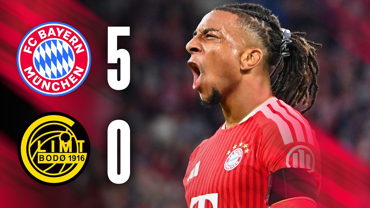 Olise brace and Davies screamer! | FC Bayern vs. FK Bod&oslash;/Glimt 5-0 | Champions League Highlights