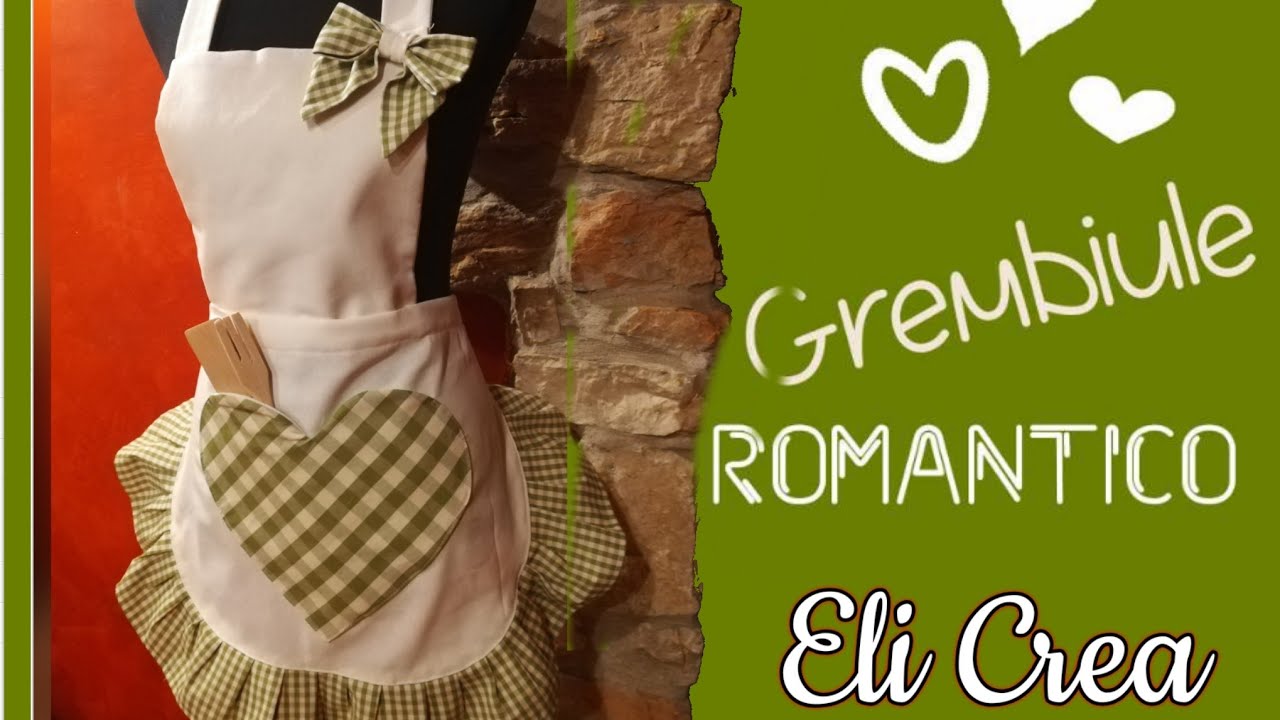 ❤️grembiule Cuore - gratuito il cartamodello - cucito creativo eli crea