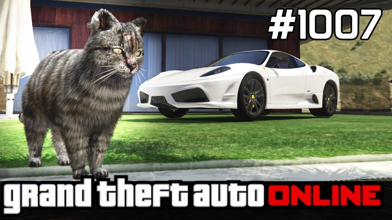 GTA 5 PC Online Po Polsku [#1007] KOTEK i jego FERRARI /z Bertbert