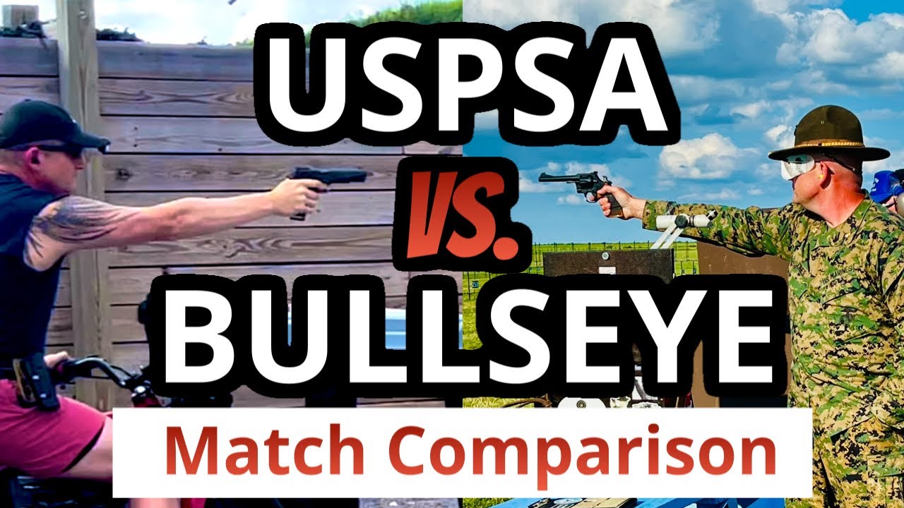 USPSA против Bullseye — сравнение матчей