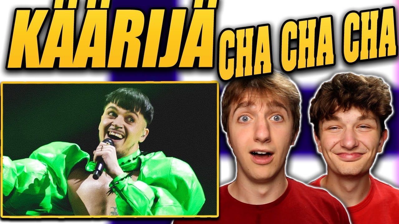 K&auml;&auml;rij&auml; - Cha Cha Cha REACTION!! | Eurovision Grand Final 2023 (Americans React to Finnish Music)