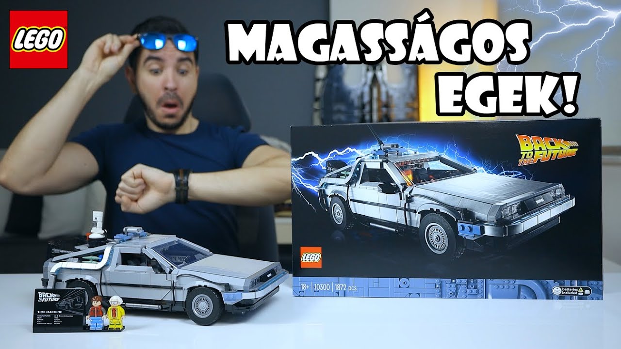 🔥TE MIT tennél, ha visszamehetnél az IDŐBEN? || LEGO 10300 Vissza a Jövőbe, DELOREAN Időgép🔥