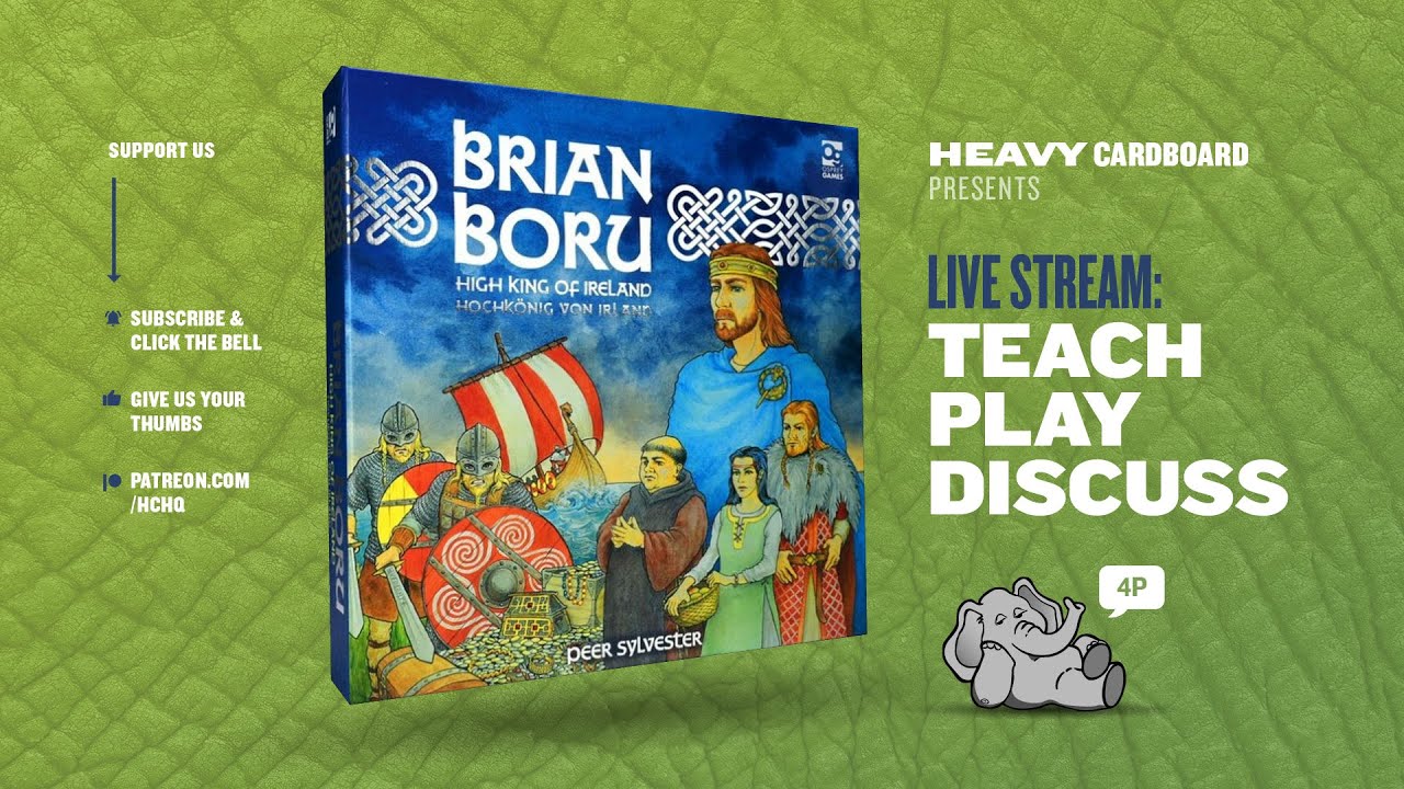 Brian Boru - 4p Teaching, Play-through, & Roundtable by Heavy Cardboard