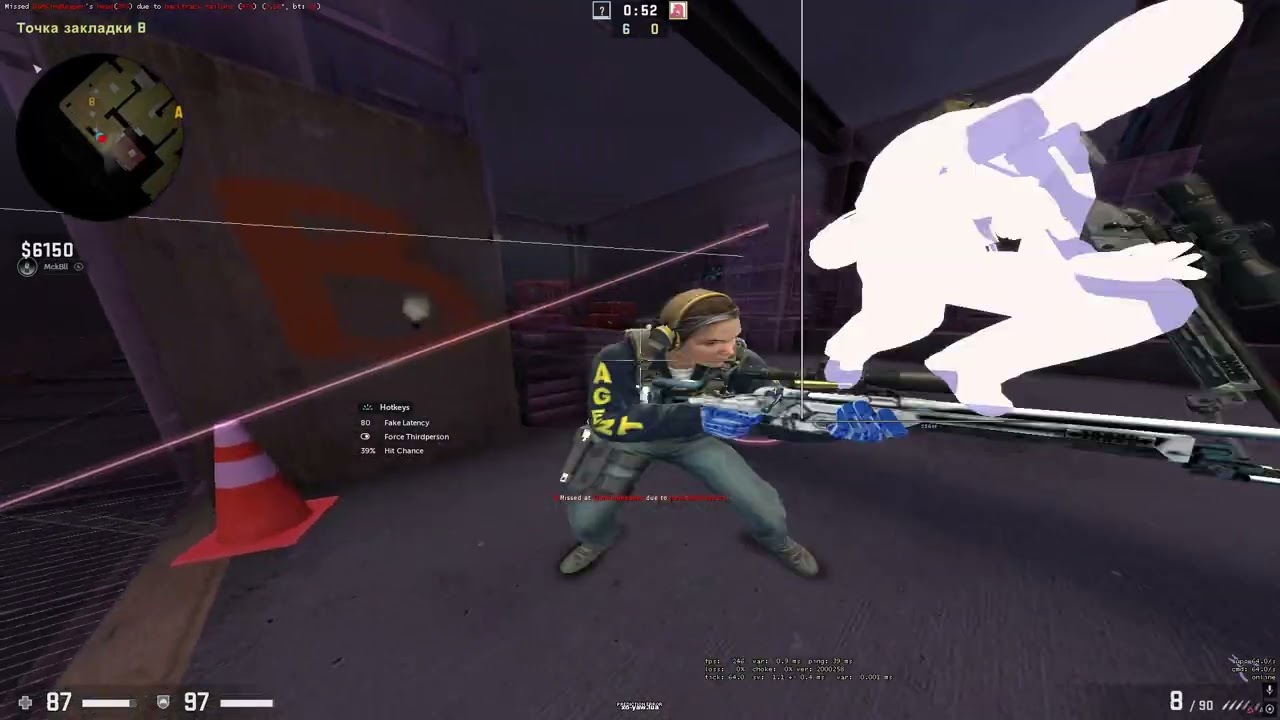 unlucky hvh highlights feat neverlose / luasense