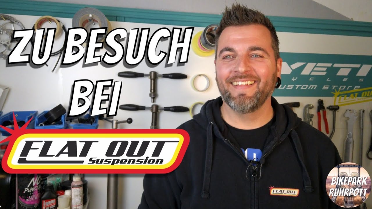 Bikepark Ruhrpott zu Besuch bei FLATOUT-Suspension | INTERVIEW mit Gino Schlifske
