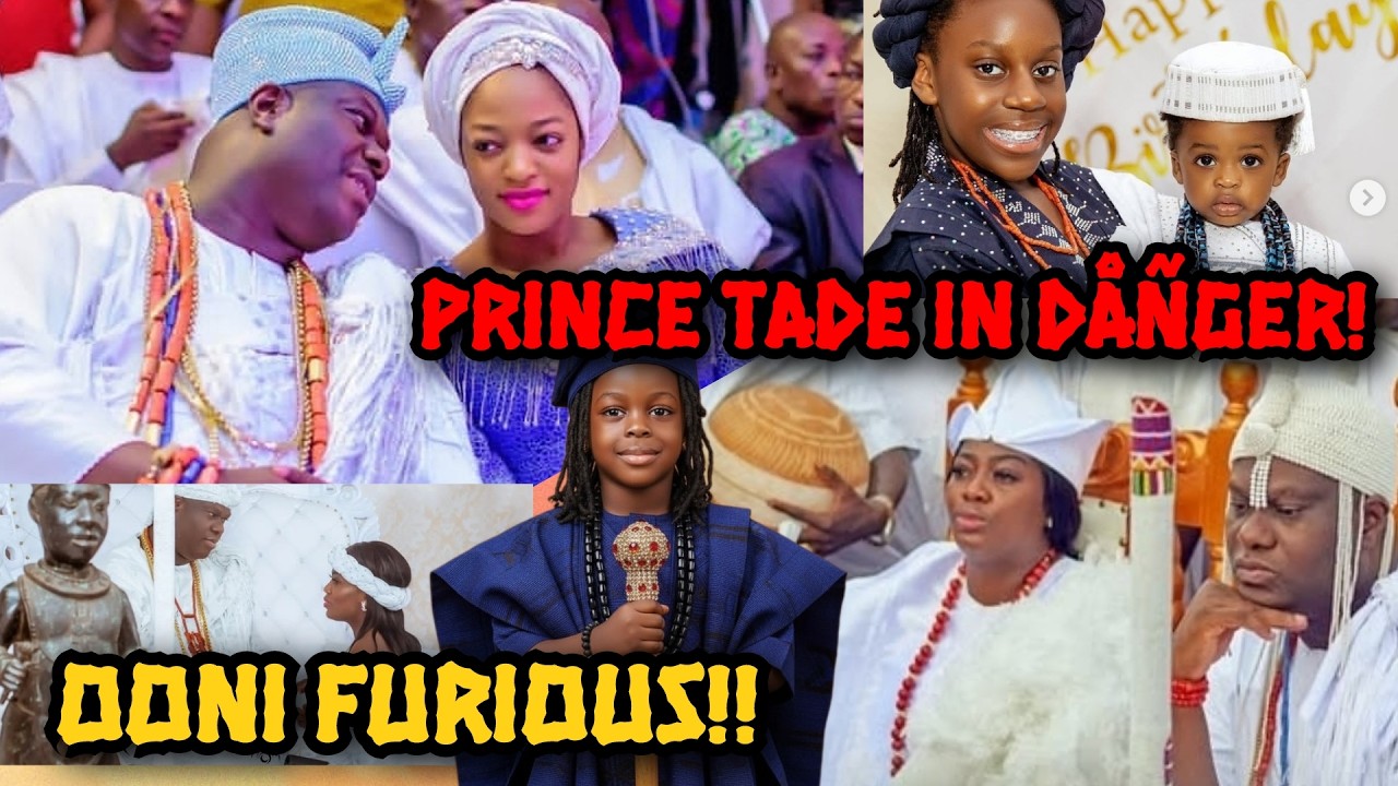 Palace in Sh&ocirc;&ccedil;k! Ooni Expl&oslash;d&ecirc;s Ashley over &aring;lleged spiritual ATT&Aring;&Ccedil;K on Prince Tadenikawo