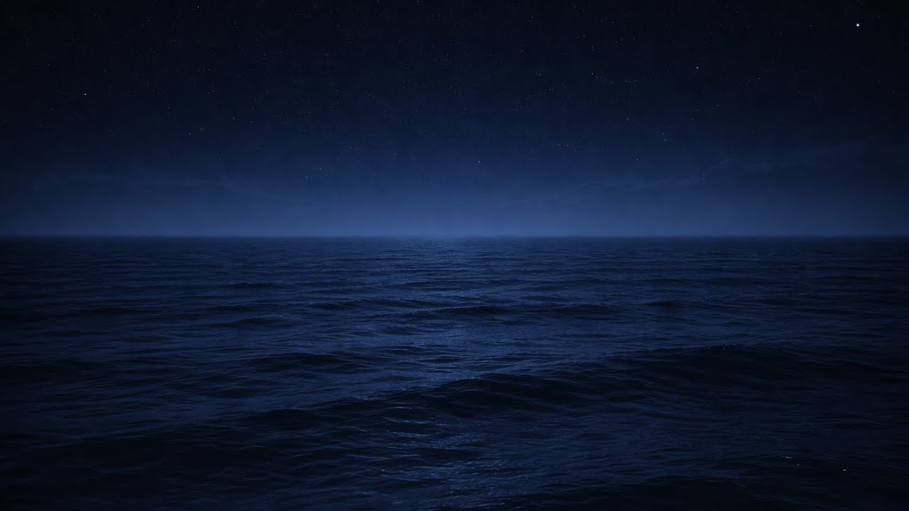 Midnight Ocean Silence • Pure Nature Sleep Ambience