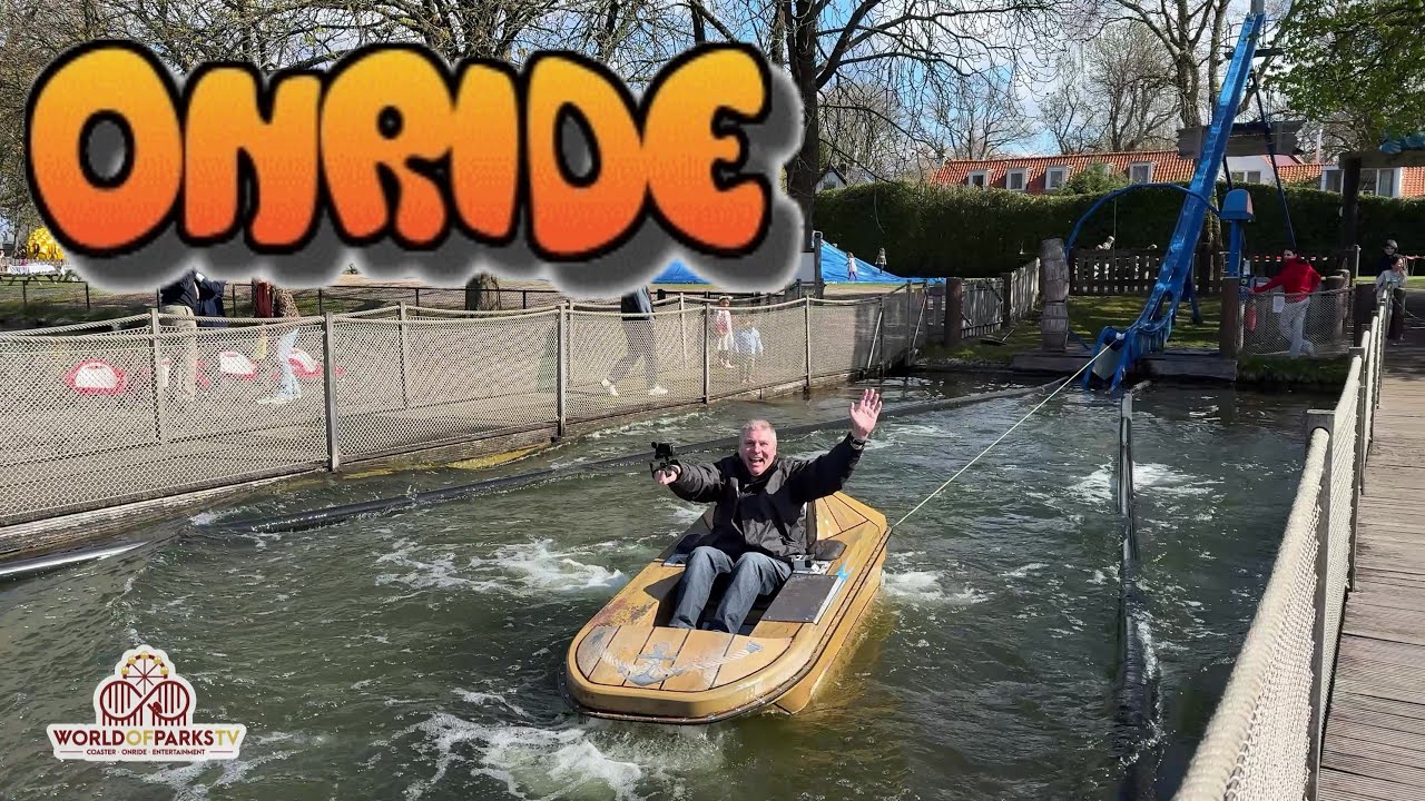 Jetzt wird's nass - Nautic Jet - Vallende Schuit (Onride POV) Freizeitpark Speelpark Oud Valkeveen