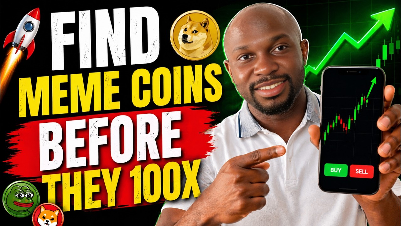 Meme Coin Trading | How To Find Meme Coins Before They 100x Using DexScreener & Phantom Wallet