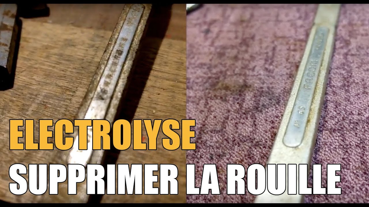 NETTOYER ET SUPPRIMER LA ROUILLE DE SES OUTILS SANS EFFORT : VIVE L'ELECTROLYSE !