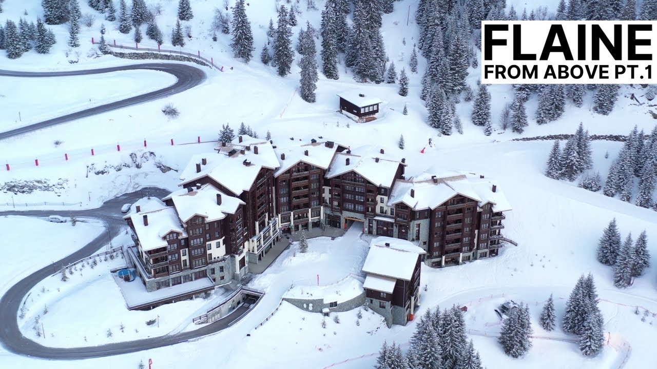 Flaine from Above pt.1 - 4K UHD