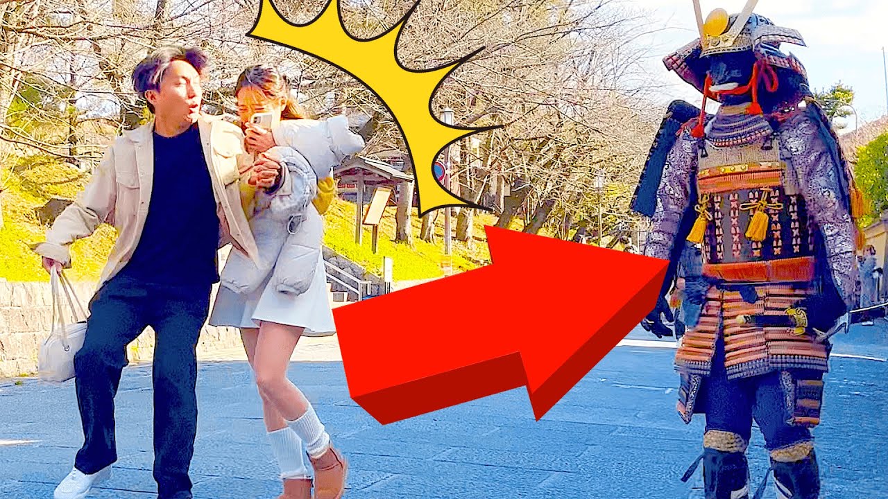 #47 SAMURAI Mannequin Prank in Kyoto Japan | Shogun prank & Best reactions at Kiyomizu Temple