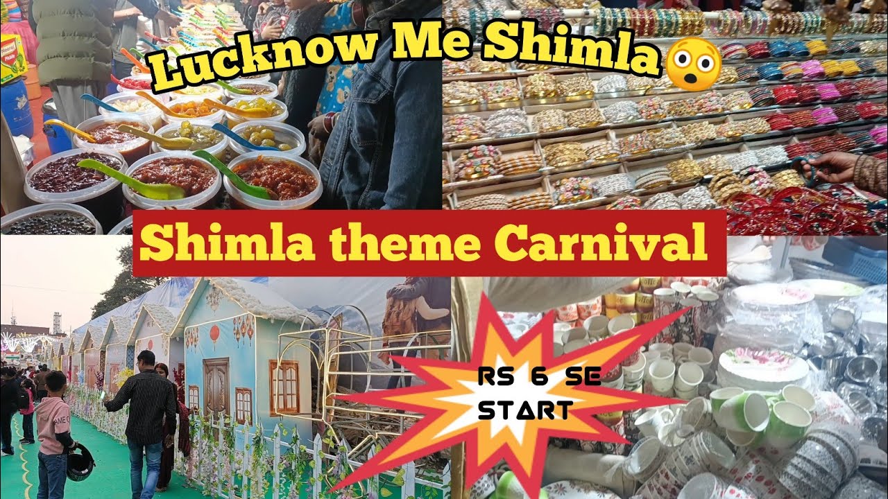 Lucknow me Shimla ❄️ | Shimla Theme Carnival Dubagga | Full Tour