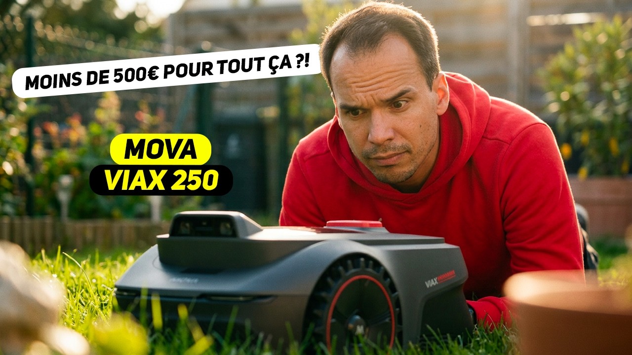 Le meilleur robot tondeuse sans fil à moins de 500€ ? MOVA ViAX 250