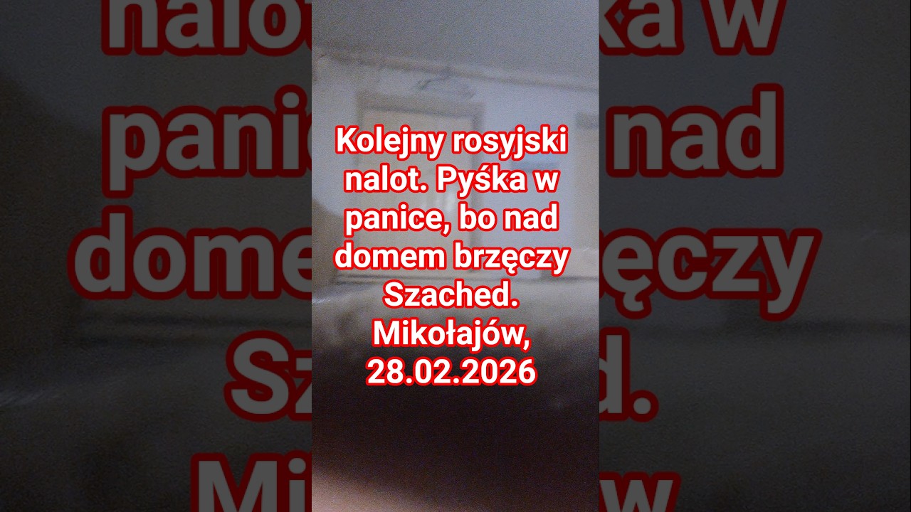 Szached nad domem - koty się boją. Mikołaj&oacute;w, 28.02.2026