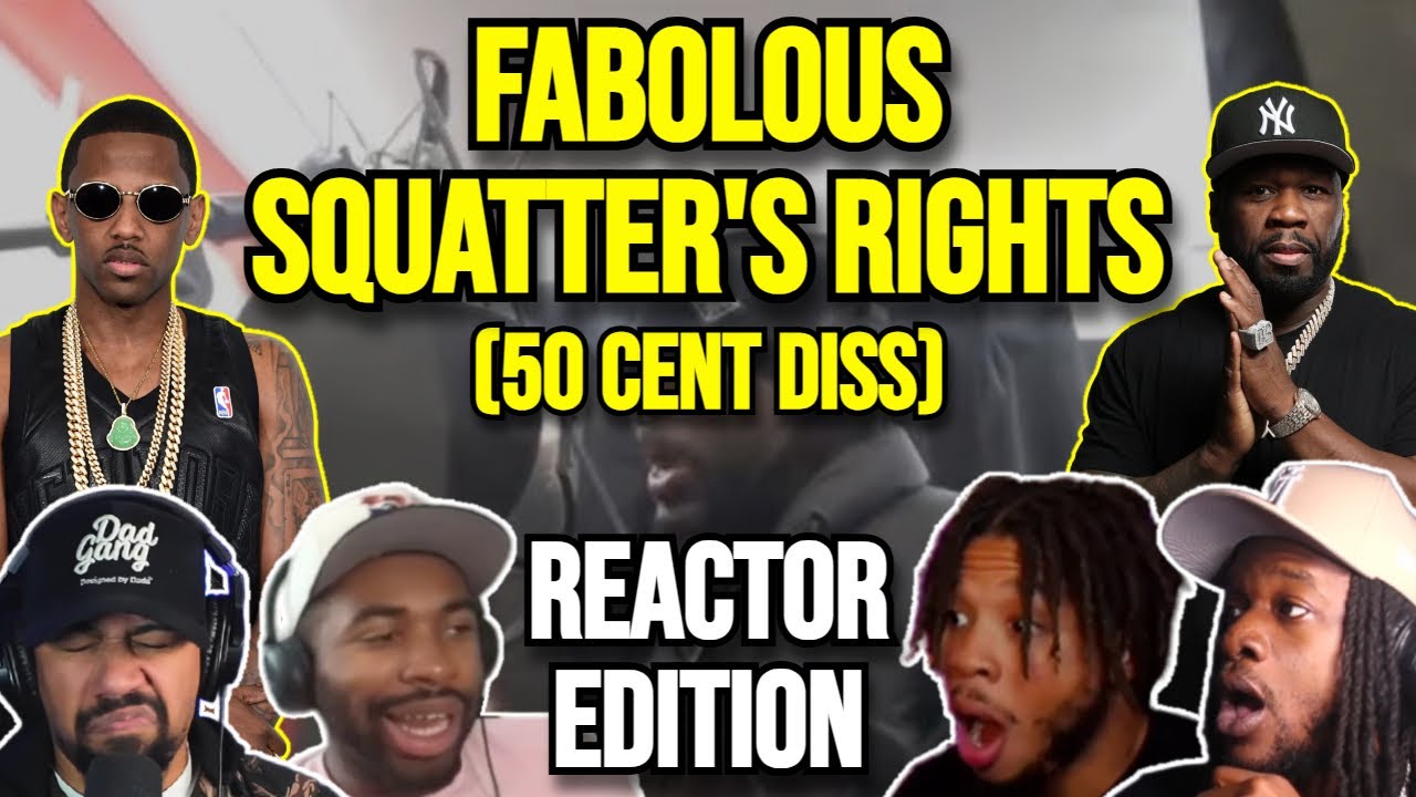 Fabolous - Squatter's Rights Freestyle (дисс на 50 Cent) | REACTION MASHUP