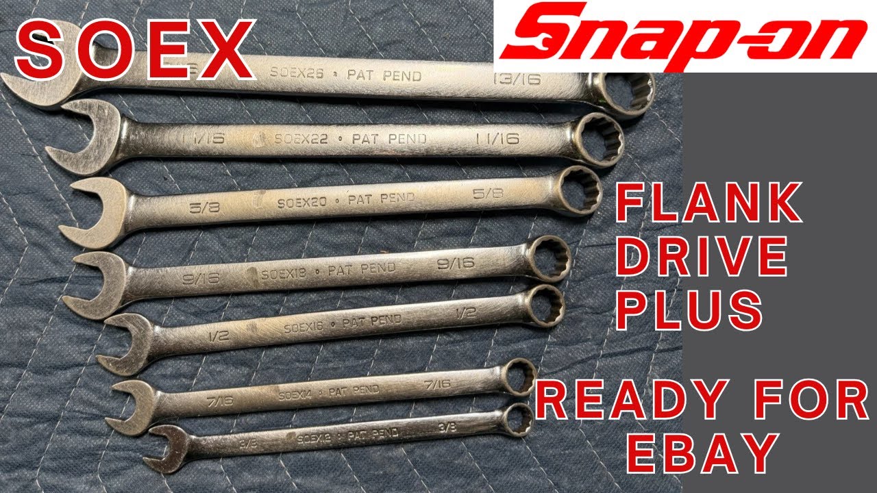 Продаю свой набор гаечных ключей Snap-On SOEX Flank Drive Plus на eBay.