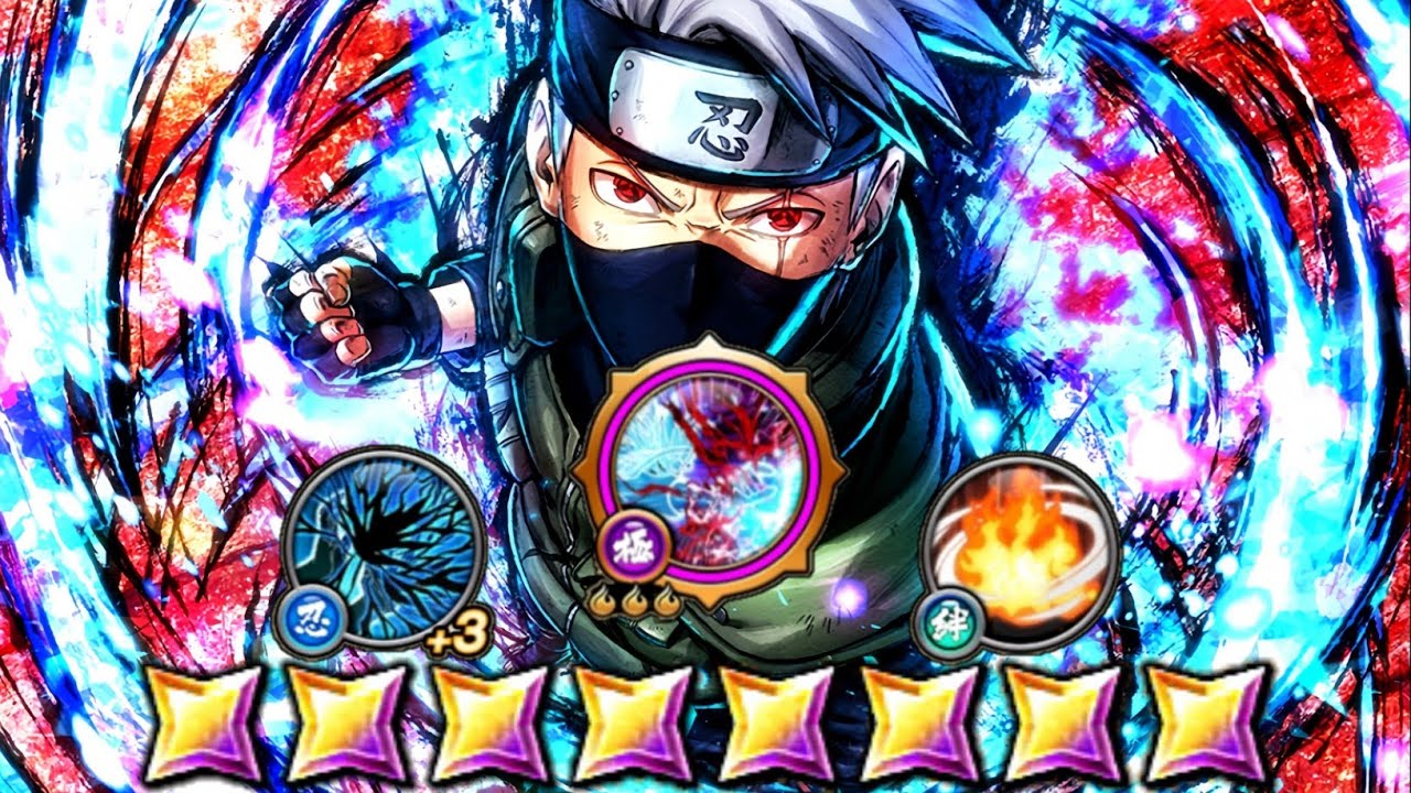 NxB NV: MAXED New 8☆ Ex Mega Rare Kakashi Hatake (Double Mangekyo Sharingan) Attack Mission Gameplay