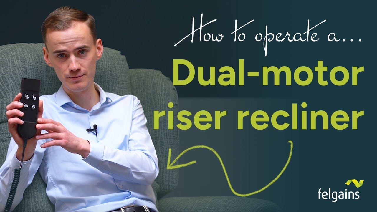 How to operate a dual-motor riser recliner chair