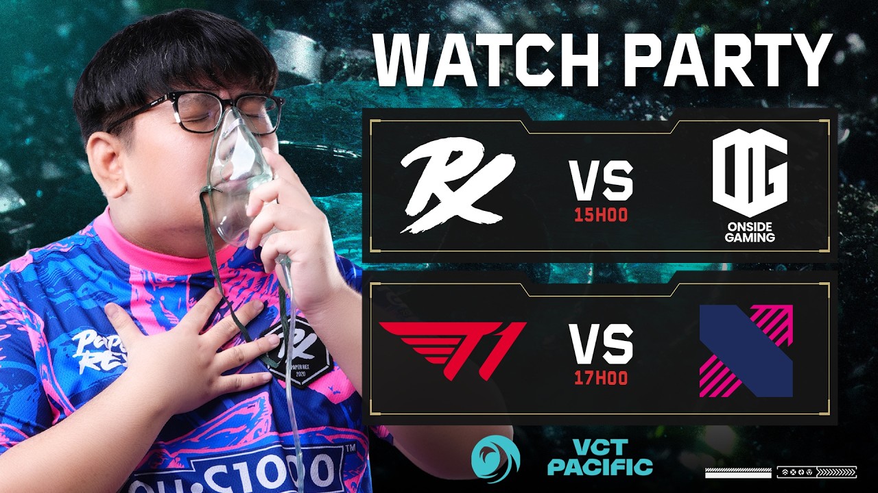 PRX vs. ONG &mdash; T1 vs. KRX | C&Aacute;I THẾ GAME 1 MẠNG CHO PRX #vctwatchparty