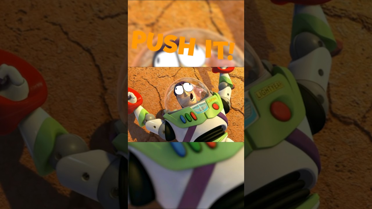 JUST PUSH IT! #ytp #toystory #toystory3 #disney #woody #buzz