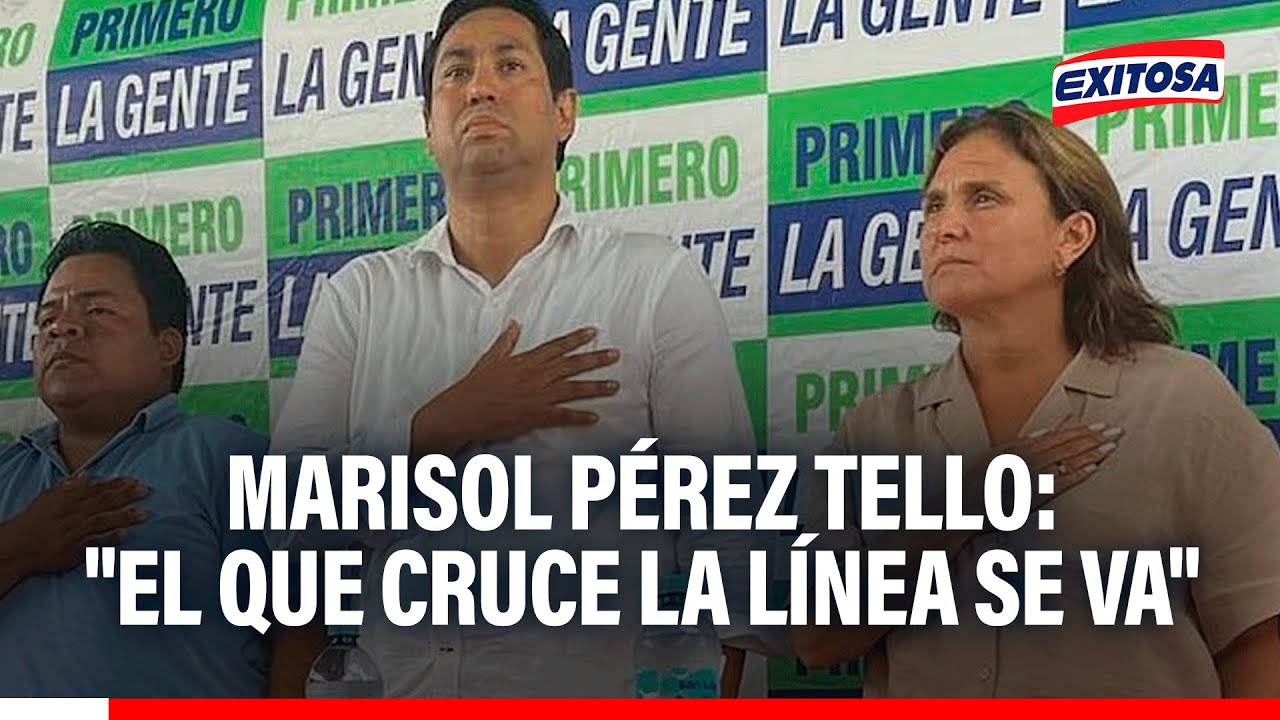 🔴🔵 Marisol Pérez Tello sobre renuncia de candidato a diputado de Primero la Gente