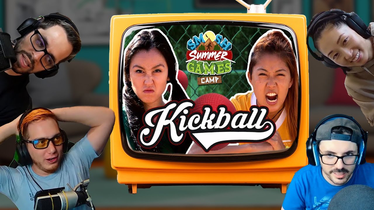 Реакция банды на кикбол — Smosh Summer Games