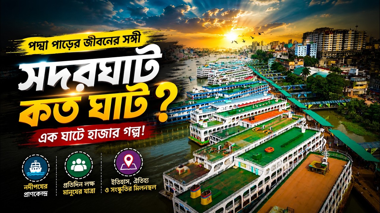 সদর ঘাটে কত ঘাট আছে জানুন সব ঘাটের অবস্থা I Sadarghat in Dhaka