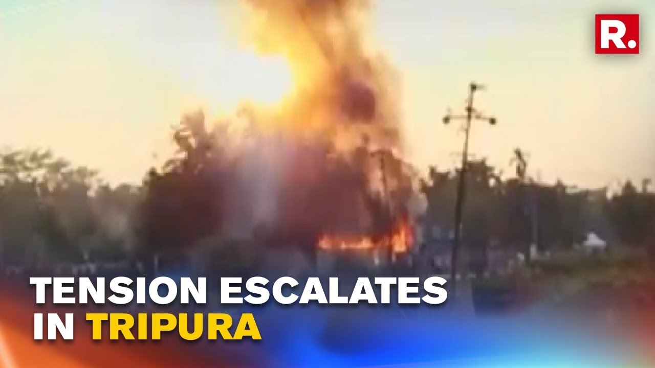 Tripura Violence: Houses, Shops Set Ablaze In VHP Rally Over Violence In Bangladesh | Latest News