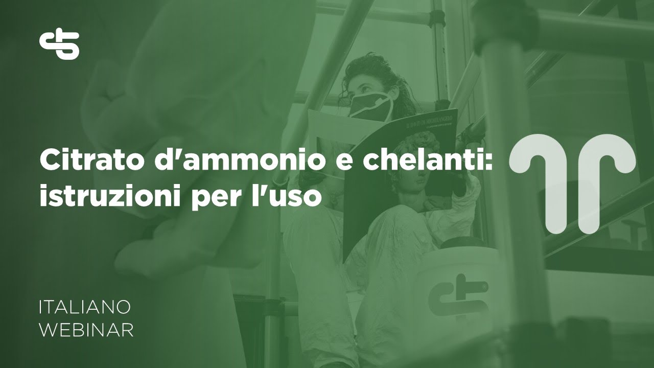 Citrato d'ammonio | italiano | WEBINAR CTS Conservation | 11