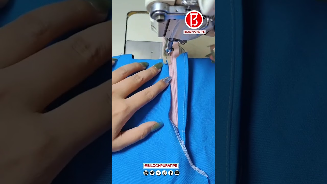 How to make a trousers fly zipper part 390