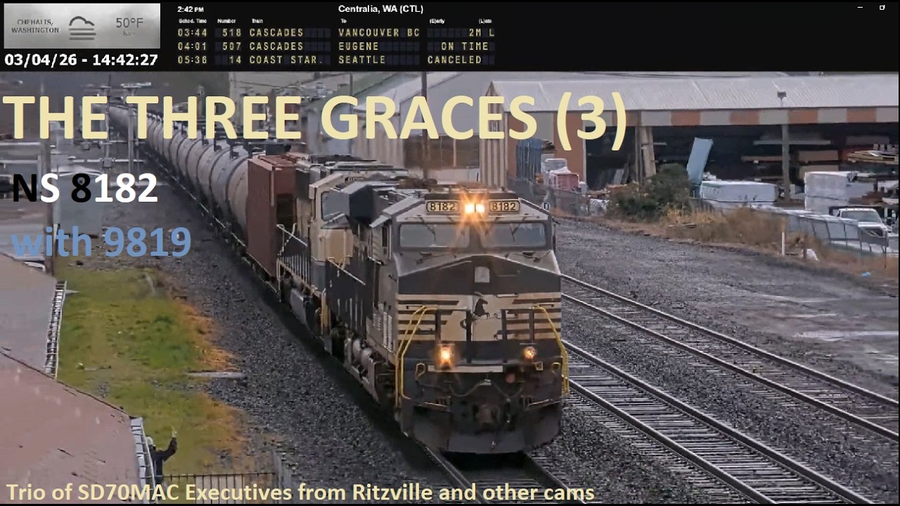 The Three Graces (3): 9819 with NS 8182