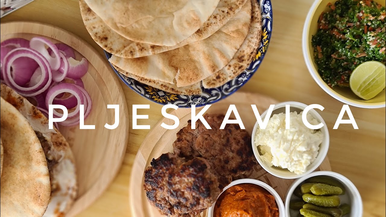 Pljeskavica. Traditional Serbian Recipe made easy. #pljeskavica