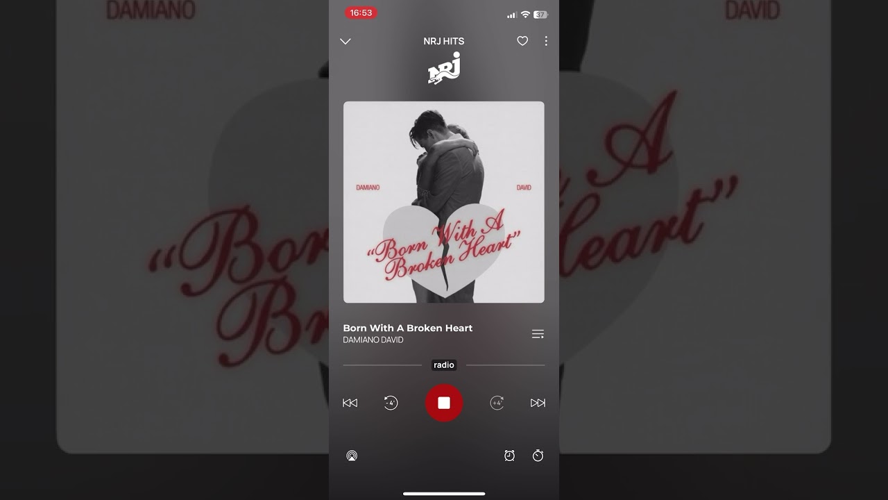 Damiano David born with a broken heart version NRJ