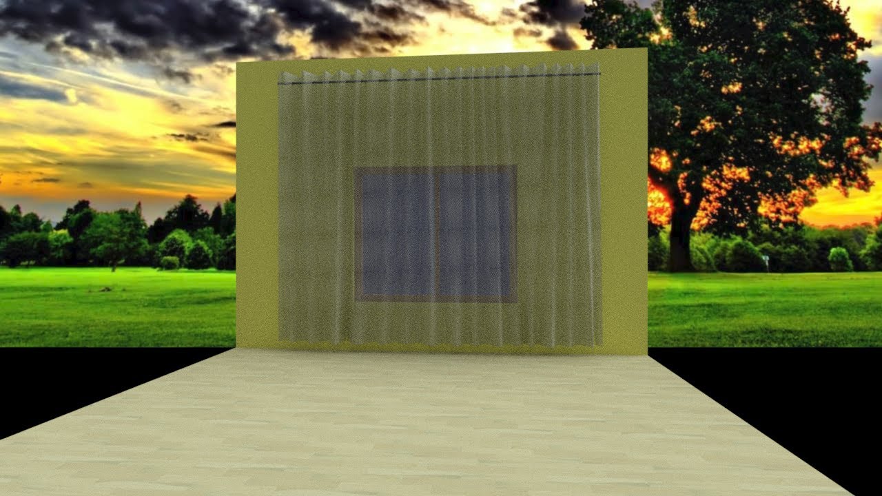 #AutoCAD Tutorial - Create 3D Curtains in AutoCAD